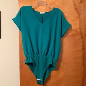 Green bodysuit